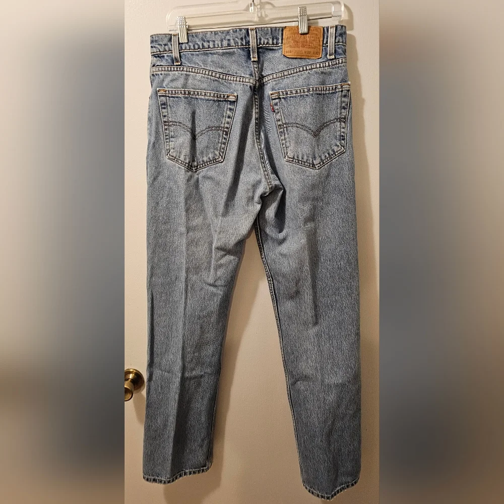 Vintage Levi’s 505 Regular Fit Straight Denim Blue Jeans Men's 33X32